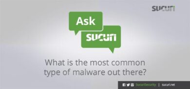 what is the most common website malware?