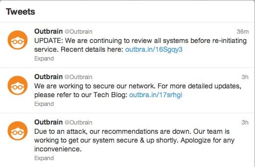 Sucuri Outbrain Hacked