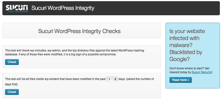 Sucuri WP Plugin