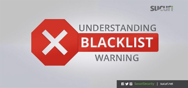 website blacklist warning
