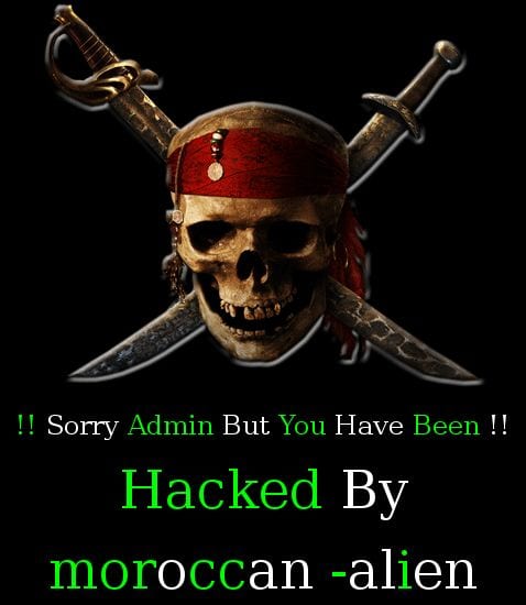 Hacked Website Defacement