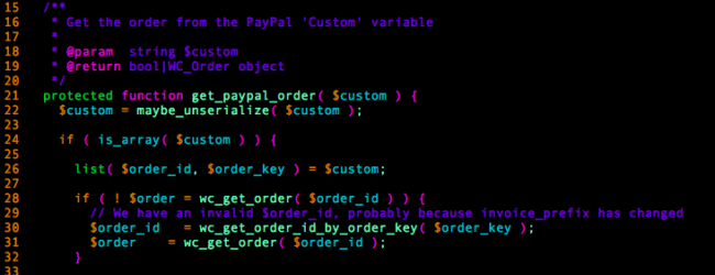 The get_paypal_order method