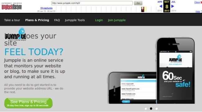 jumpple-wayback-machine