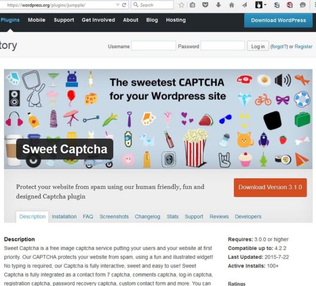 sweetcaptcha-plugin-page