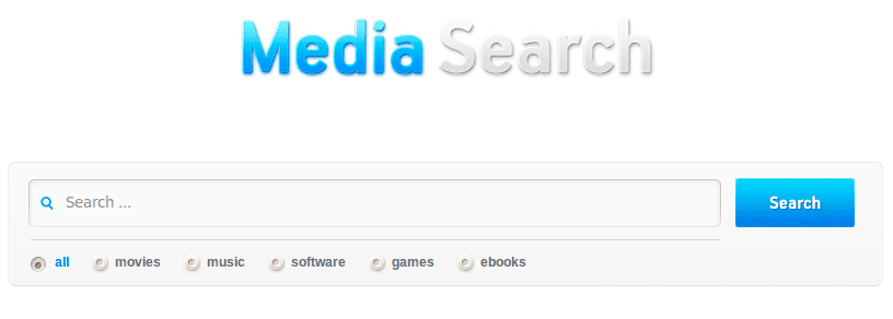 Fake Media Search site