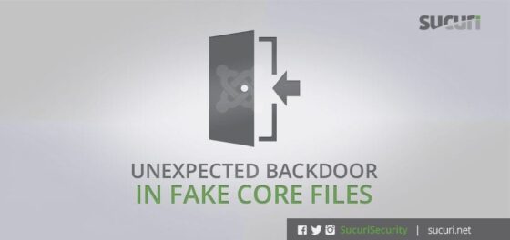 Backdoor in Fake Joomla! Core Files