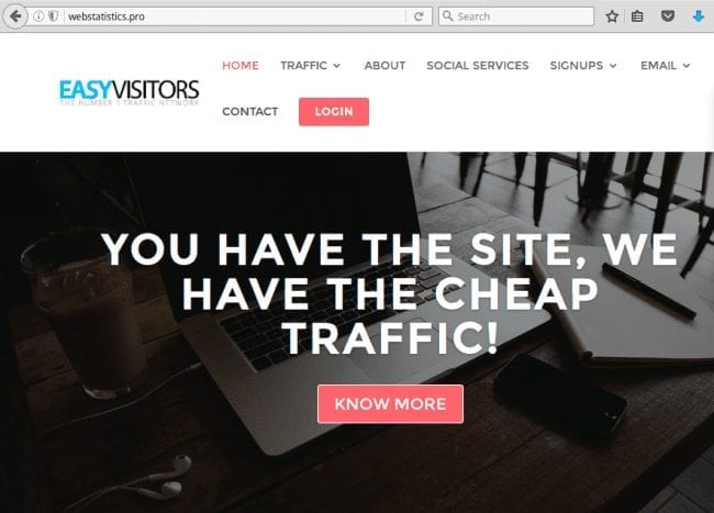 Webstatistics[.]pro another cloned analytics site