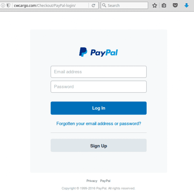 paypal credit login