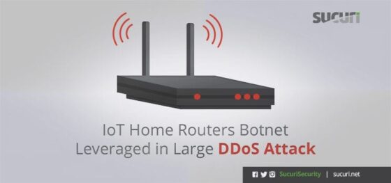 IoT Home Router Botnet Leveraged in Large DDoS Attack