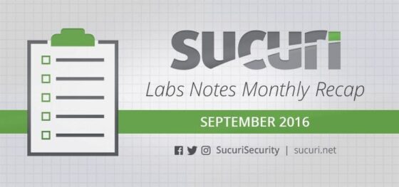 Labs Notes Monthly Recap – Sep/2016