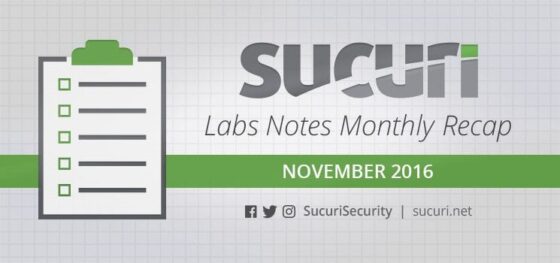 Labs Notes Monthly Recap – Nov/2016