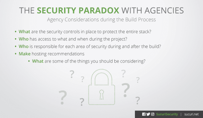 security issues for dev and design agency clients