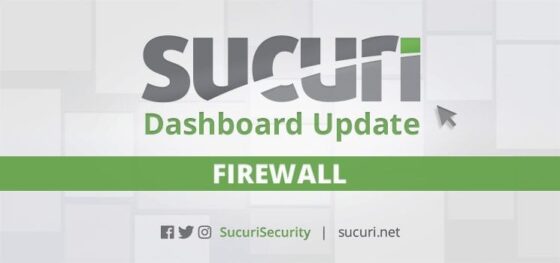Sucuri Firewall Dashboard Update