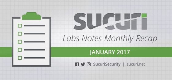 Labs Notes Monthly Recap  – Jan/2017