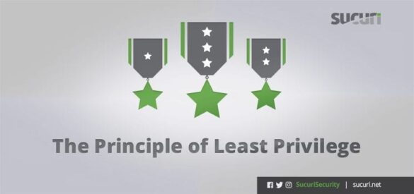risk of not using principle of least privilege