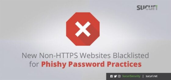 New Non-HTTPS Websites Blacklisted for Phishy Password Practices