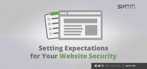 Setting Expectations For Your Website Security