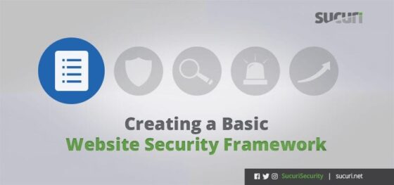 Creating a Basic Website Security Framework