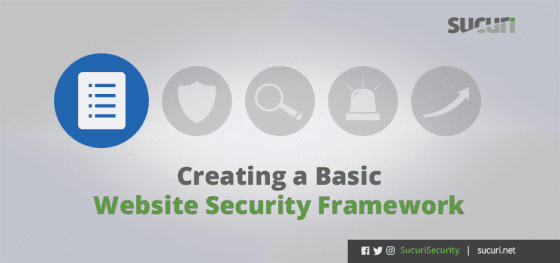 Creating a Basic Website Security Framework