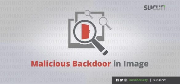 malicious backdoor in image blog post header