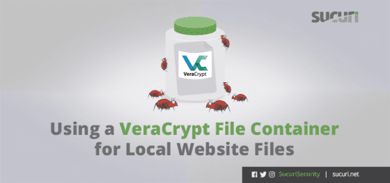 Using a VeraCrypt File Container to Encrypt Local Website Files