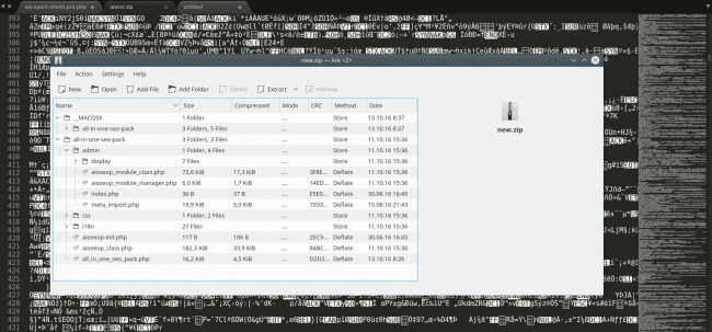 corrupted archive x-wp-spam-shield-pro