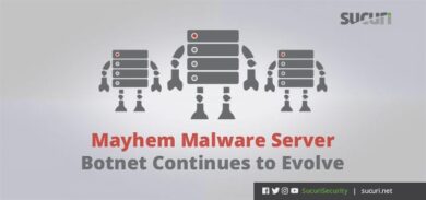 mayhem malware server botnet blog header