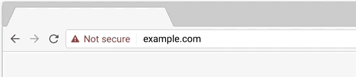 Chrome 68 not secure warning for HTTP websites