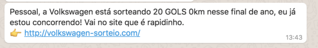 VOlkswagon Portuguese Scam