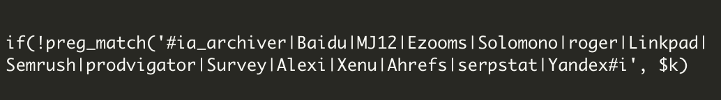 If Statement Checking for User-agent