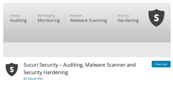 Sucuri Security Free WordPress Plugin – Auditing, Malware Scanner and Security Hardening