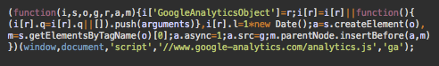 Real Google Analytics code