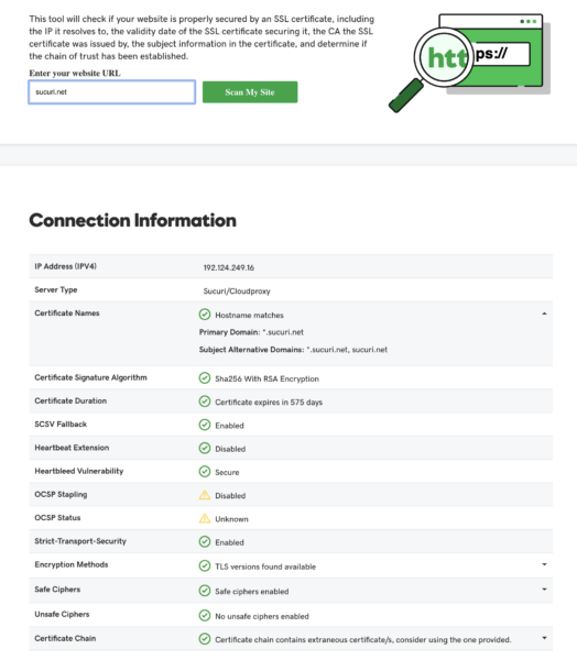 Godaddy SSL Certificate Checker