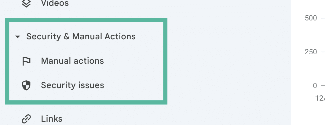 Security and Manual Actions tab