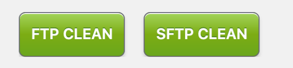 FTP or SFTP? Giving us information like this in advance speeds up the cleanup process.