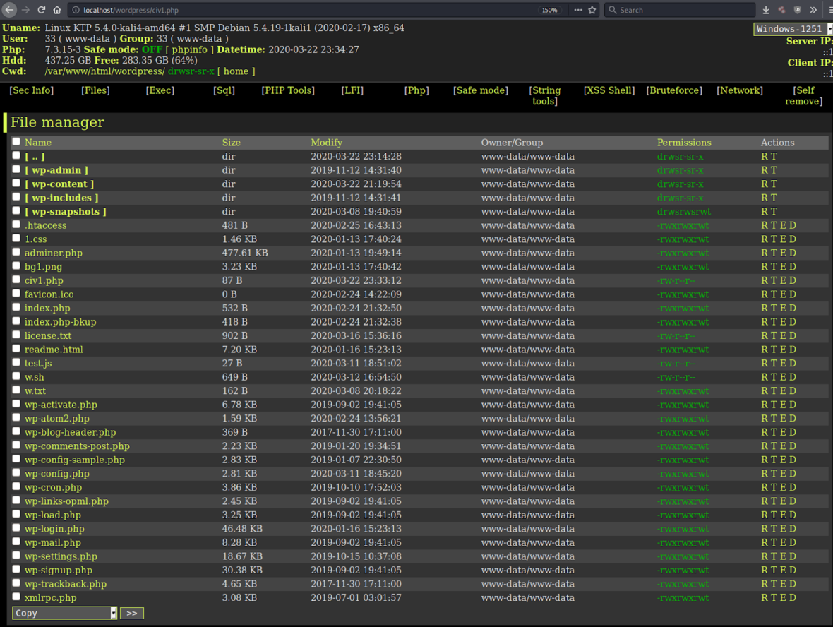 phpbash – A Terminal Emulator Web Shell