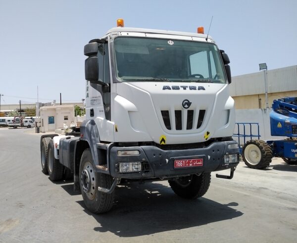 Astra utility truck used by oil field service companies