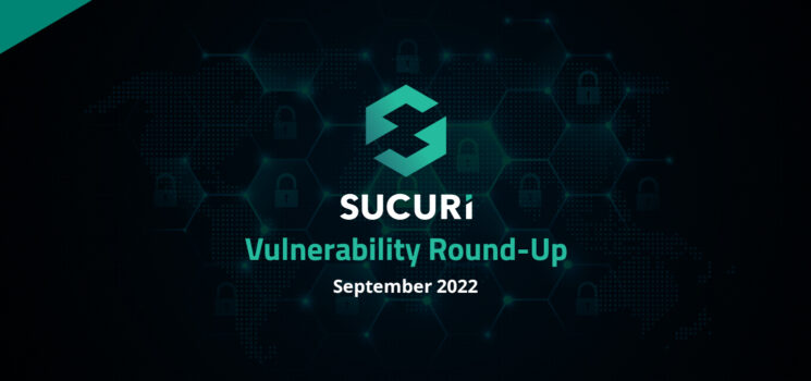 WordPress Vulnerability & Patch Roundup — September 2022