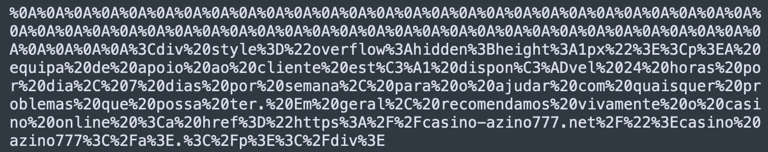 Decoded results using base64