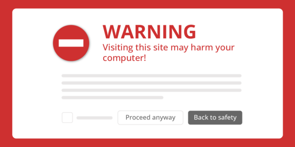 Warning visiting this site may harm your computer