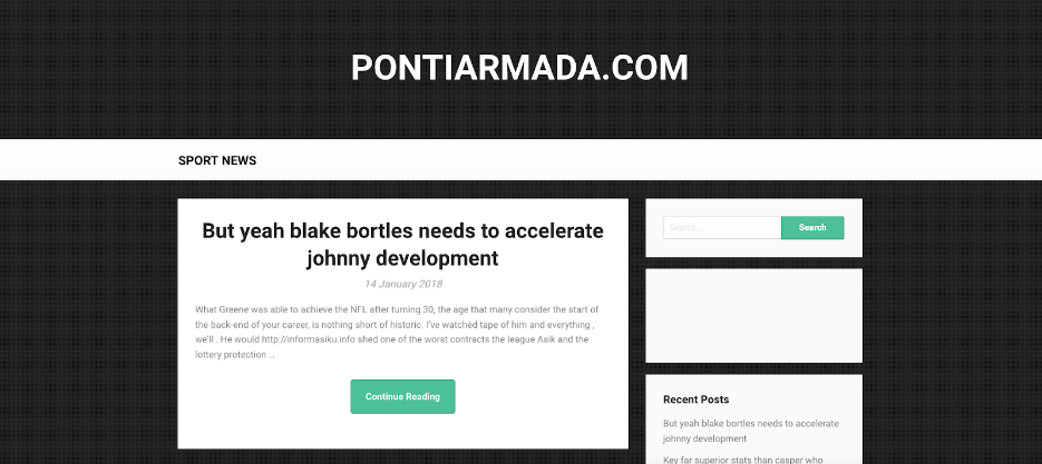 pontiarmada spam website