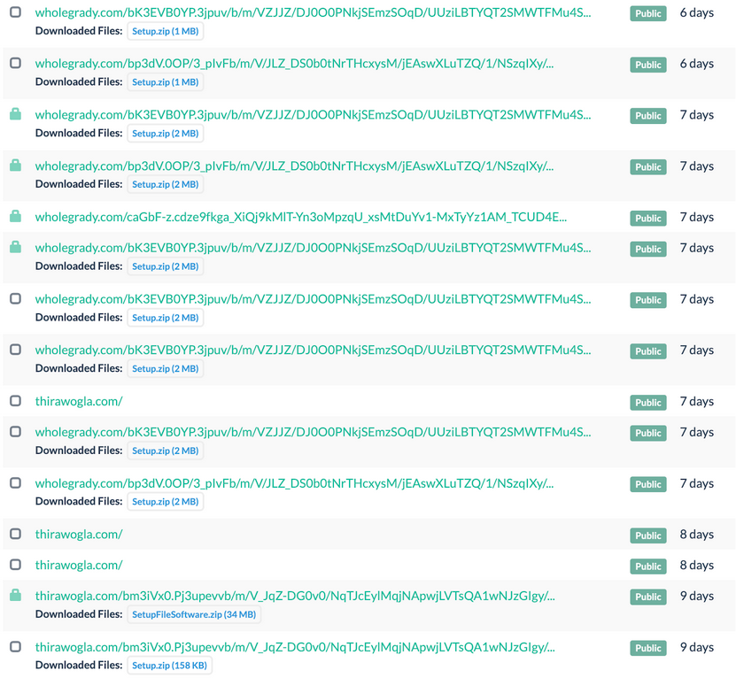 Examples of recent malware redirects from wholegrady leading to drive-by file downloads
