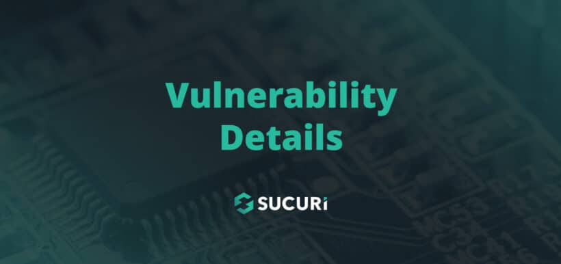 Vulnerability Details